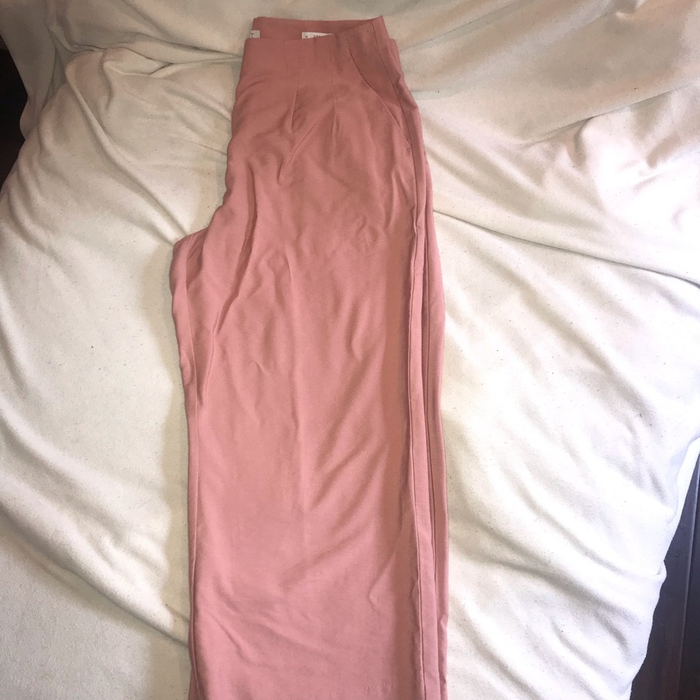 High waist wide leg sZ 12 LOFT trouser